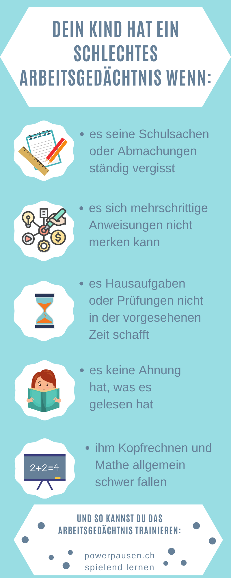 Ein fittes Arbeitsgedächtnis für richtig gute Konzentration - powerpausen